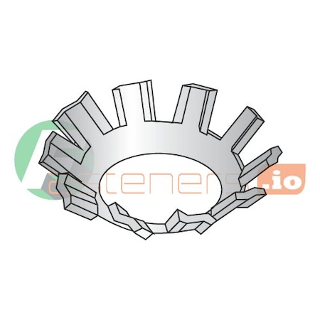 1/4 Countersunk External Tooth Lock Washers / 18-8 Stainless Steel/Outer Diameter: .494" - .510" / Thickness Range : .023" - .028" (Carton: 1,000 pcs)